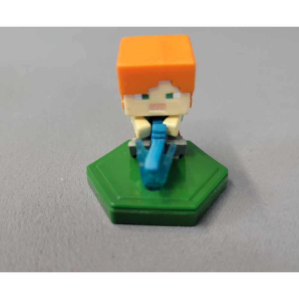 Minecraft‎ Alex Mini Figure Blue Fish Hex Base Mattel 2019 GNT42 Boost Mini